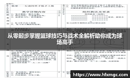 从零起步掌握篮球技巧与战术全解析助你成为球场高手